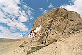 Ladakh - the cave monastery of Shergole 